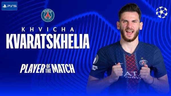 克瓦拉茨赫利亚闪耀欧冠首秀，独造五球助巴黎四球横扫亚特兰大